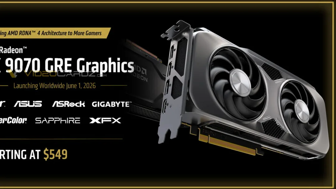 AMD Radeon RX 9070 GRE вышла глобально — подарок геймеру