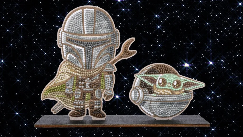 Craft Buddy выпустил кристальный арт-набор «Мандалорец и Грогу»