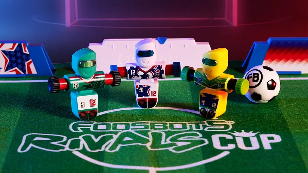 Fat Brain Toys выпустил Foosbots Rivals Cup — футбол без стола