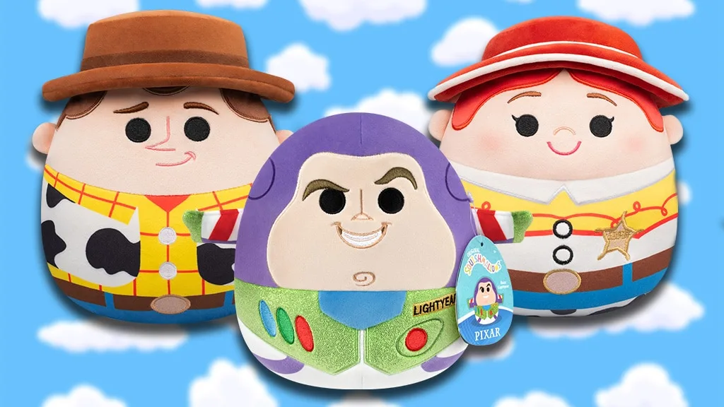 Jazwares выпустил Squishmallows «История игрушек» — мягкий подарок для детей и фанатов Pixar