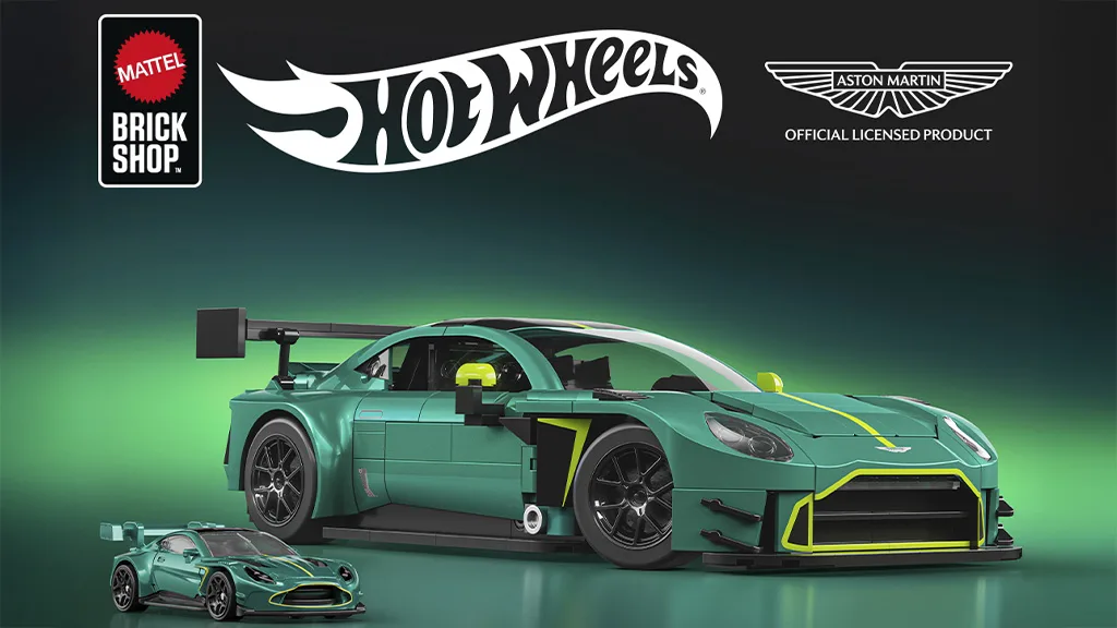 Mattel Brick Shop Hot Wheels — конструктор для юных автофанатов