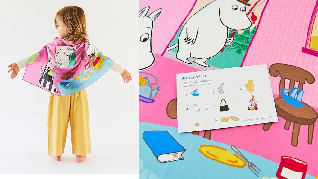 Sarah's Silks × Moomin: шёлковые платки для детской фантазии
