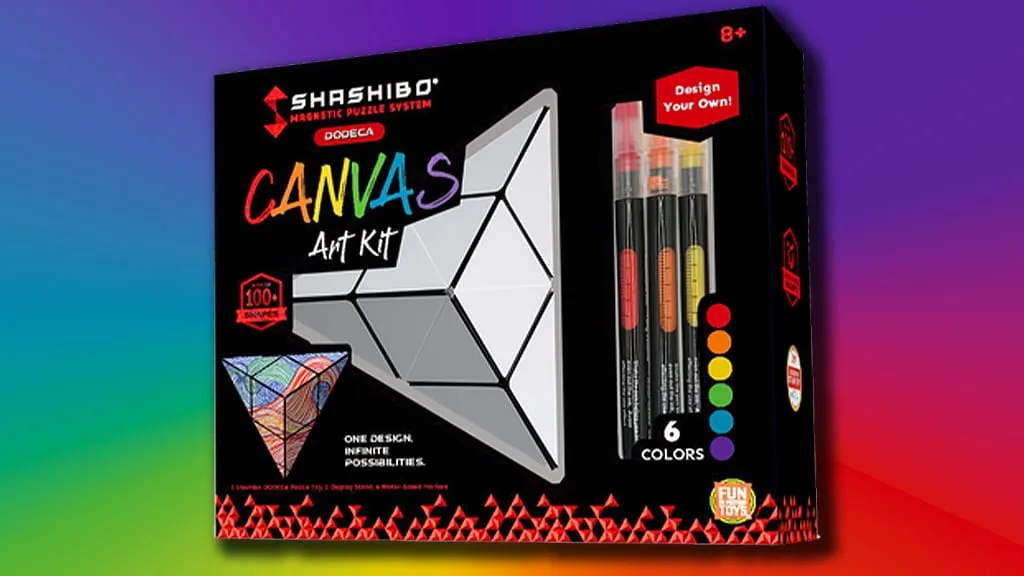 Shashibo Canvas Art Kit: раскрась свой магический куб